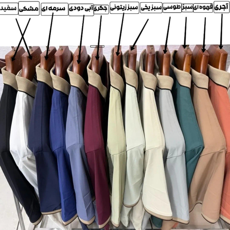 تیشرت یقه دار مردانه کد 22