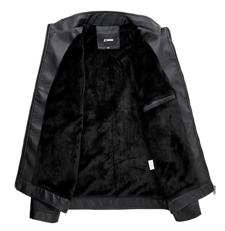 کاپشن چرم کلاسیک کد 6663