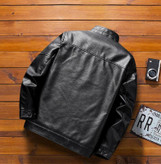 کاپشن چرم کلاسیک کد 6663